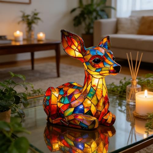 Stained Glass Animal Lamp