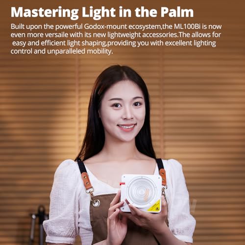 ML100Bi 120W Godox LED Video Light Kit with 60cm Softbox