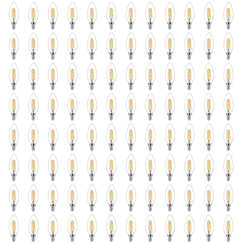 60W Equivalent LED Chandelier Light Bulbs (96 Count)