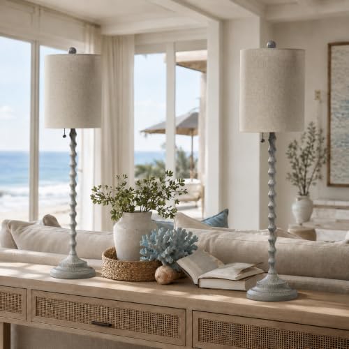 Rustic Farmhouse Buffet Lamps Set of 2 (2 Count)