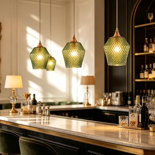 2Pcs Small Glass Lamp Shades (2 Count)
