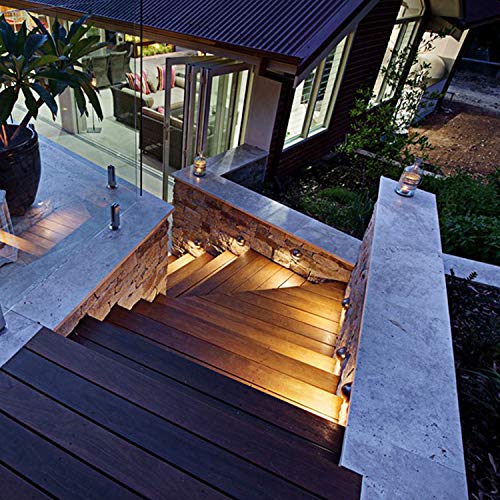 LED Step Lights Low Voltage IP65 Waterproof Recessed LED Deck Lighting (20 Count)