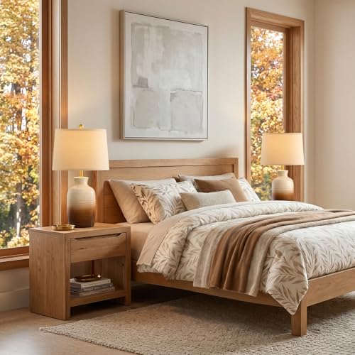 24'' Farmhouse Handcrafted Table Lamp for Living Room