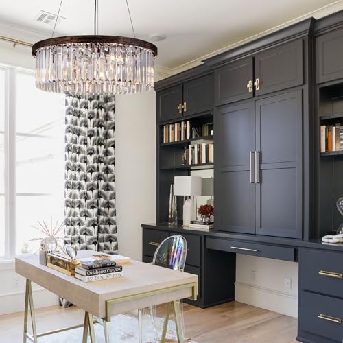 Crystal Chandelier for Dining Room Vintage Ceiling Lighting Fixture