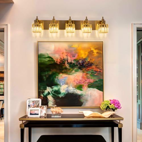 Gold Bathroom Vanity Lights
