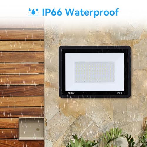 4Pack 250W LED Flood Light Outdoor