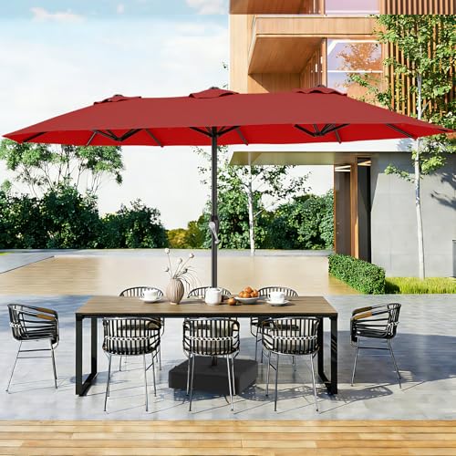 15FT Outdoor Patio Umbrella with Crank