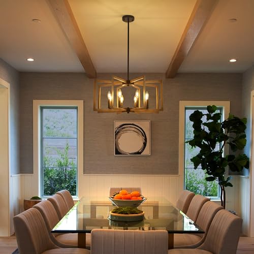 8 Light Modern Farmhouse Chandelier (8 Count)