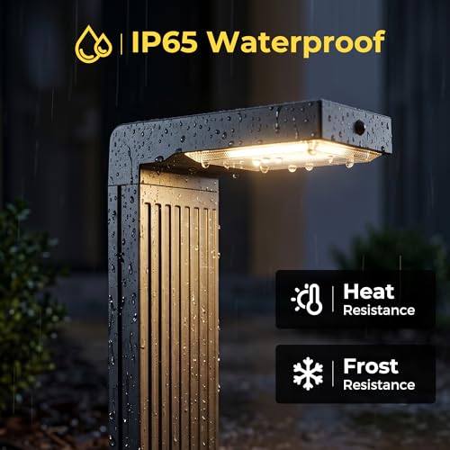 Motion Sensor Solar Pathway Lights Outdoor (4 Count)