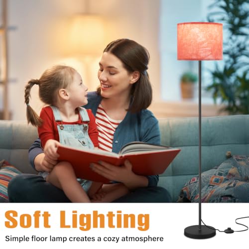 60'' Modern Floor Lamp with Shade