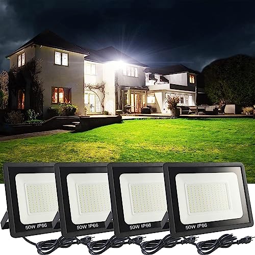 4Pack LED Flood Light Outdoor (4 Count)