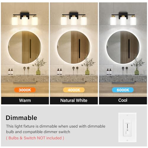 Black and Gold Bathroom Light Fixtures Vanity Lights Over Mirror