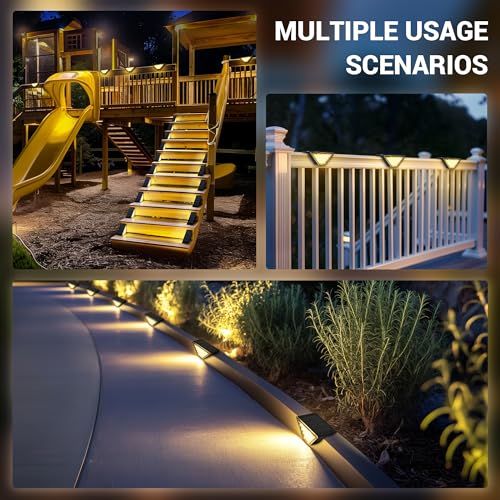Solar Step Lights Waterproof (6 Count)