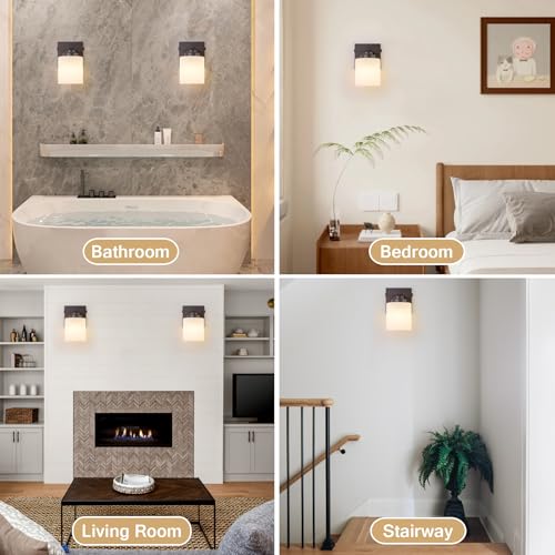 Modern Bathroom Light Fixtures Over Mirror
