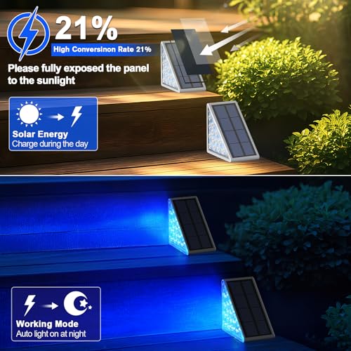 8 Pack Solar Stair Lights (8 Count)