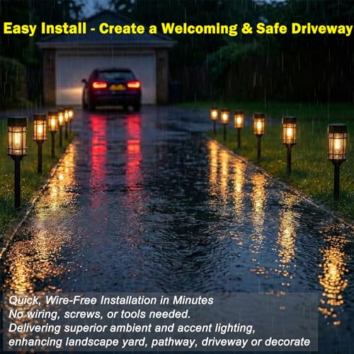 Solar Lights Outdoor Waterproof (8 Count)
