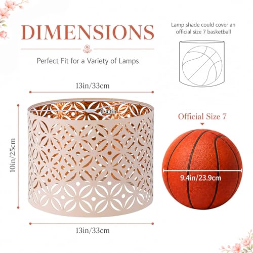 Drum Lampshades for Table Lamps (2 Count)