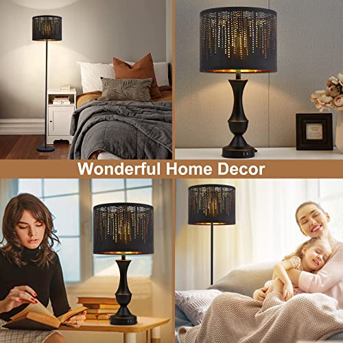 Black Lampshades Set of 2 (2 Count)