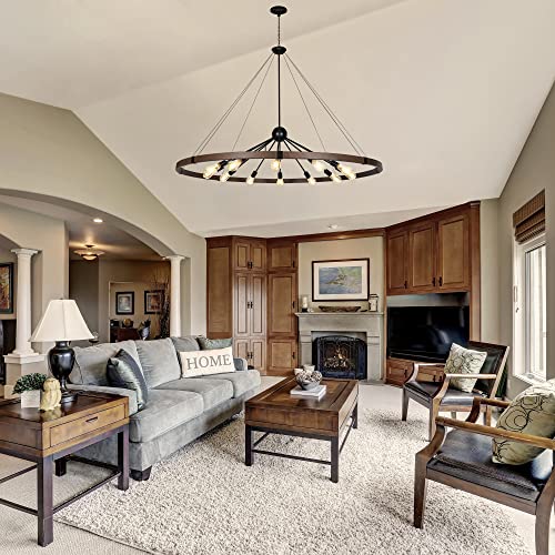59'' Large Rustic Dining Room Light Fixture