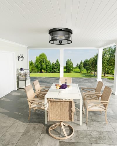 Outdoor Flush Mount Ceiling Light
