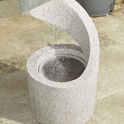 Outdoor Water Fountain with LED Light