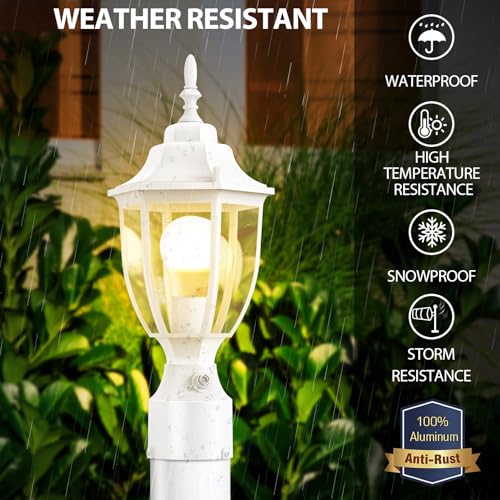 Dusk to Dawn Outdoor Post Lights (2 Count)