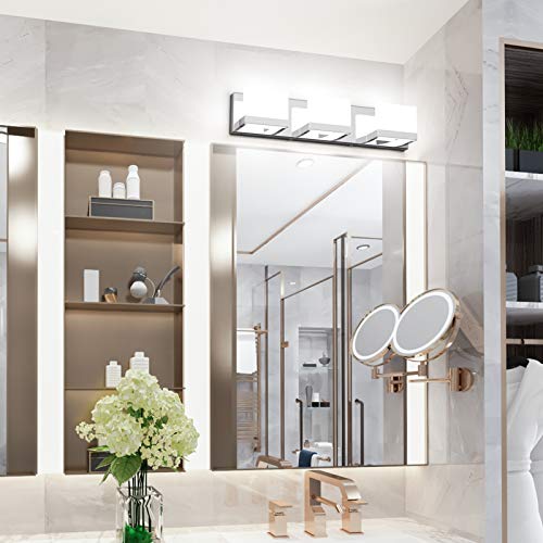 3 Lights Dimmable LED Modern Vanity Lights for Bathroom