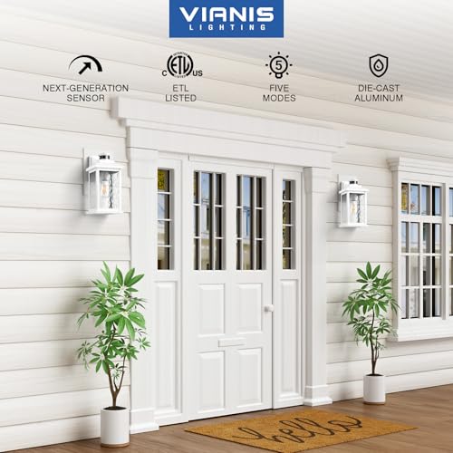 Large Adjustable Sensitivity Motion Sensor Exterior Porch Lights