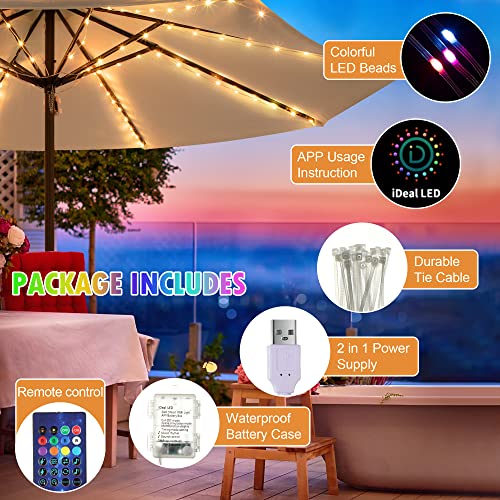 Patio Umbrella Lights