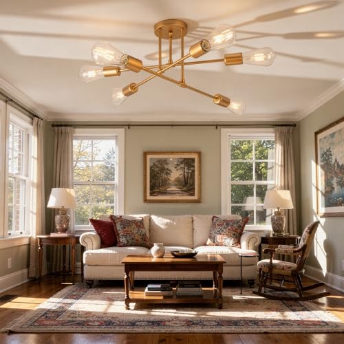 Modern Sputnik Chandelier