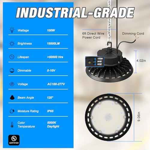 LED High Bay Light 100W 14000LM