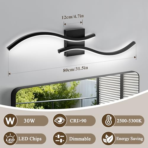 31.5inch Bathroom Vanity Light Fixture