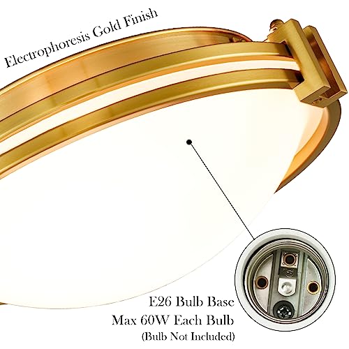 Modern Gold Flush Mount Ceiling Light