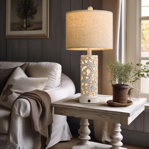 22'' Table Lamp Set of 2 for Living Room (2 Count)