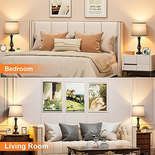 Touch Lamps for Nightstand (2 Count)