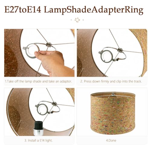 13x10 Inch Drum Lamp Shades set of 2 (2 Count)
