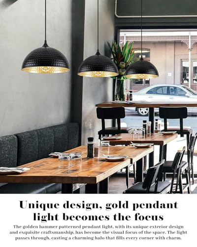 Hammered Dome Pendant Light 1 Pack