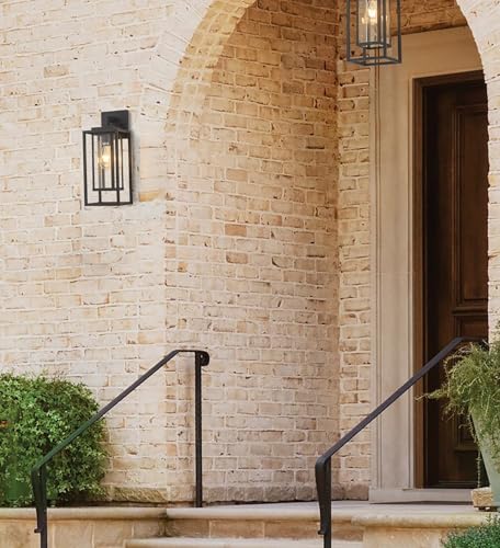 18" Double Cage Outdoor Wall Light (2 Count)