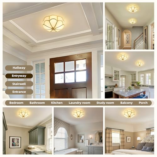 Gold Vintage Brass Ceiling Light