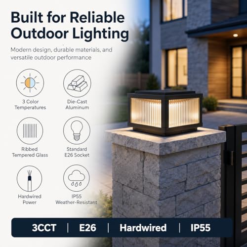 Outdoor Column Light 11.8 in