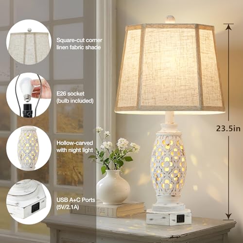 Lamps for Night Stands Set of 2 (2 Count)