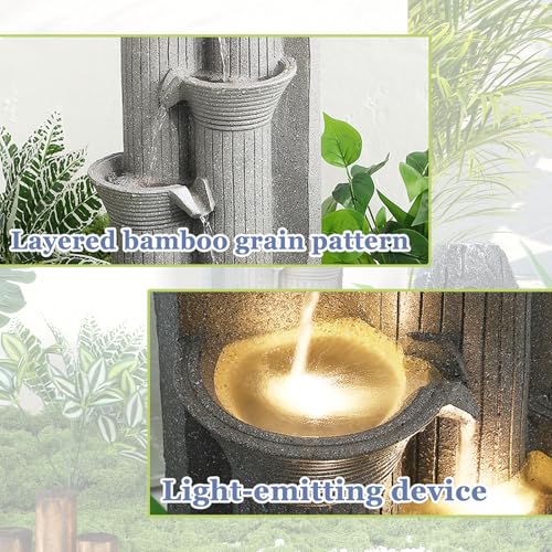 5 Tier Outdoor Indoor Water Feature Fountain