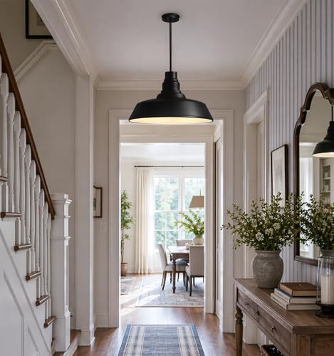 24" Oversized Barn Pendant Light