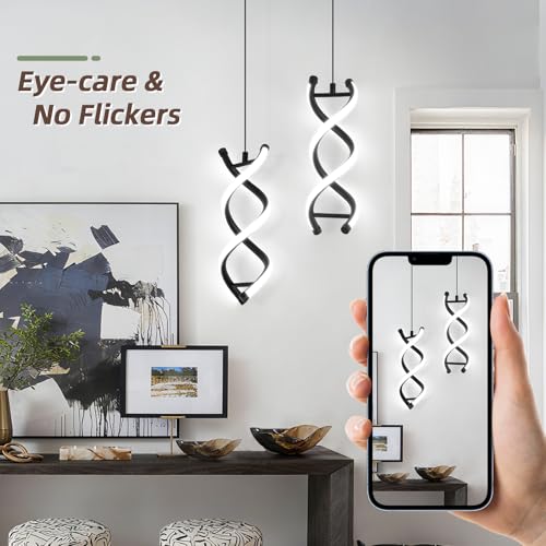 Spiral Modern Led Pendant Light (3 Count)