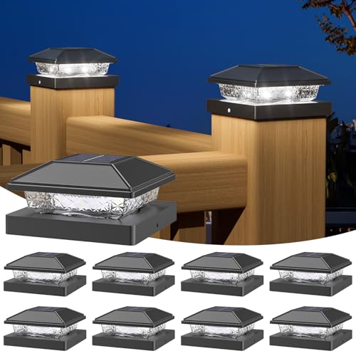 Solar Post Cap Lights (8 Count)