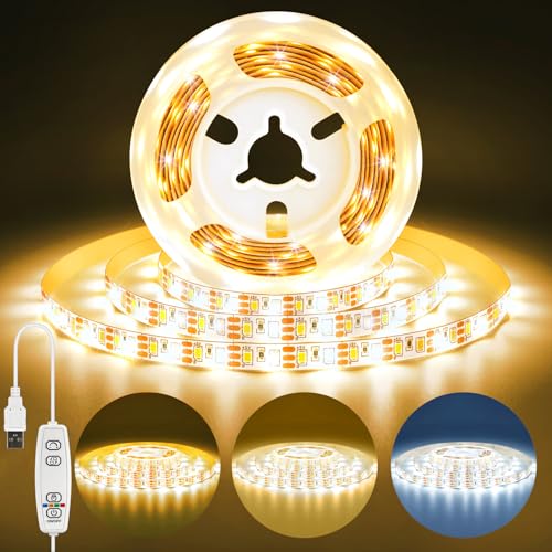 3.3 FT Tunable White LED Strip Lights (Warm White&Cool White / 3.3 FT 1 Pack)