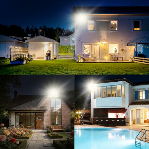 4Pack 80W Flood Light Outdoor (4 Count)