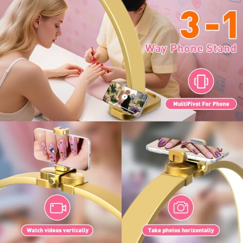 31in Half Moon Light for Nail Desk