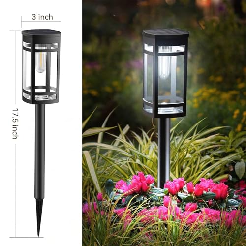 8 Pack Solar Pathway Lights Outdoor Waterproof (8 Count)