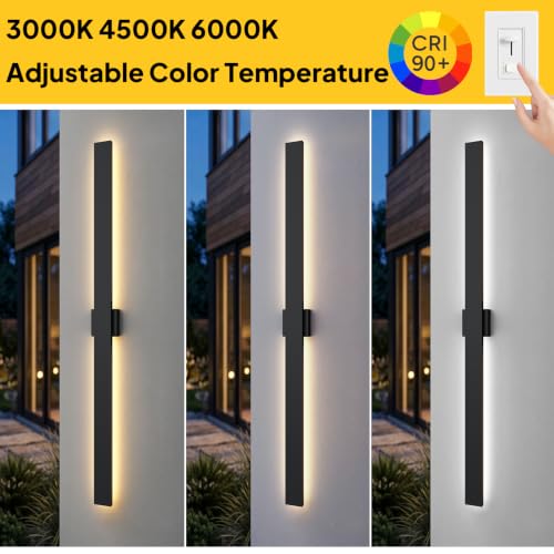 2 Pack 70.8 inch Modern LED Outdoor Wall Light
